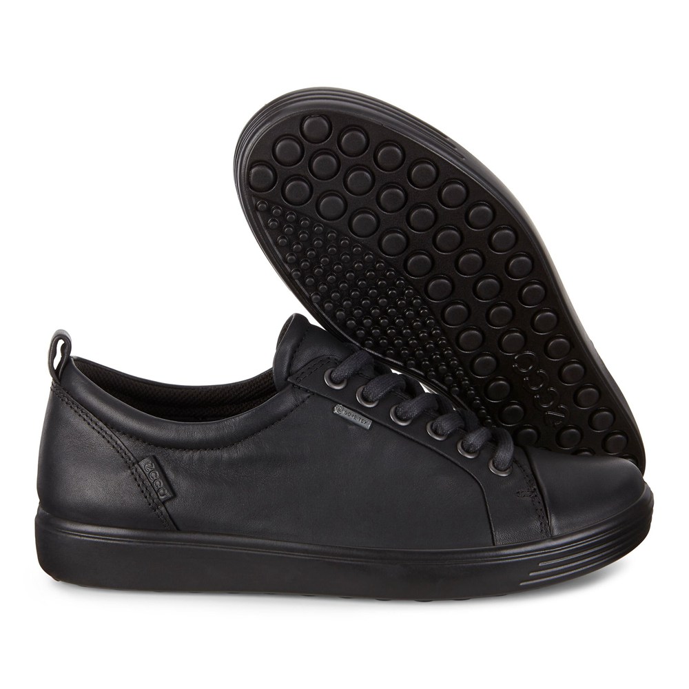 Tenis Mujer - ECCO Soft 7 Gtx Tie - Negros - BLH948320